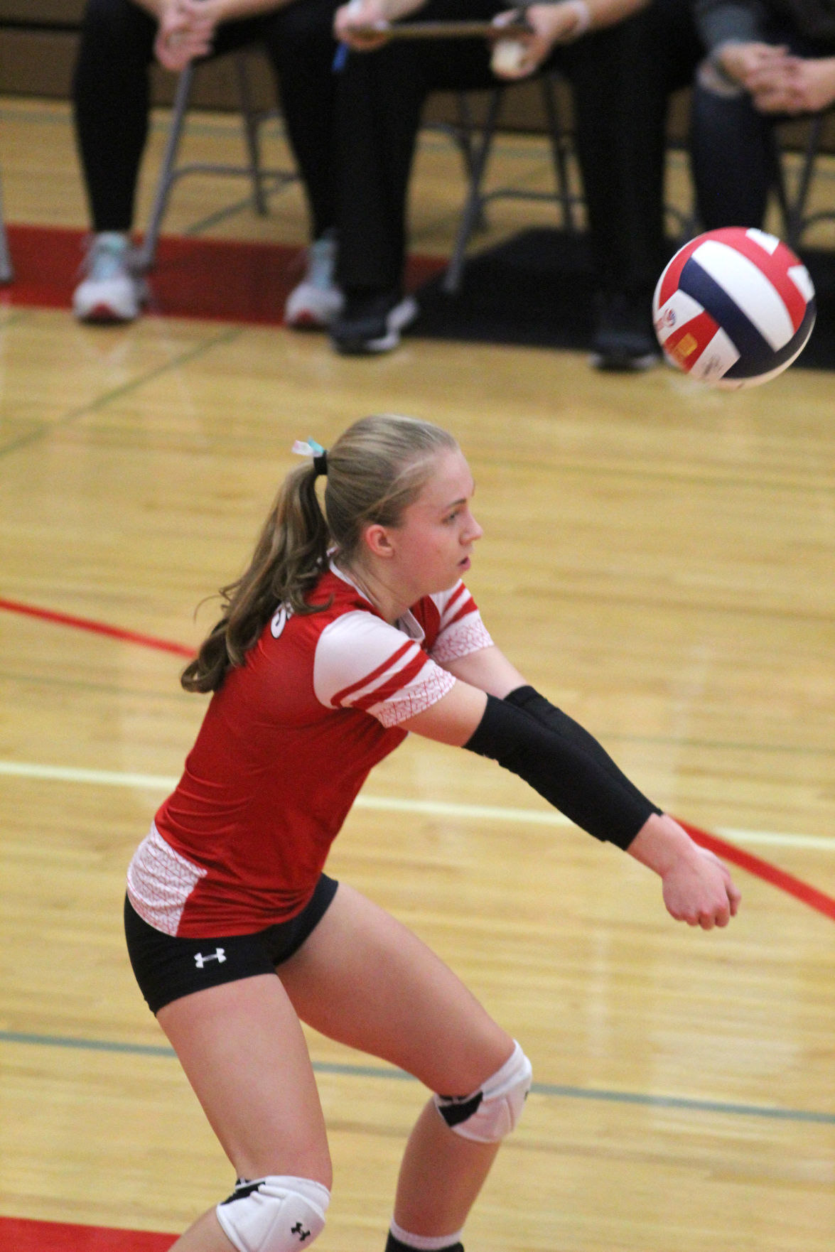 Cameron at Colfax volleyball regionals 10-24-19